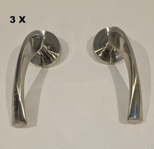 3 x Carlisle Brass Sintra Ultimate Internal Door Latch Pack UDP007SN / INTB