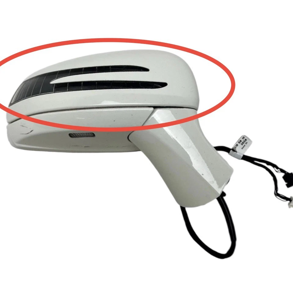 12-16 MERCEDES-BENZ R172 SLK250 PUERTA PASAJERO DERECHO ESPEJO RETROVISOR CUBIERTA OEM Foto 3 de 4