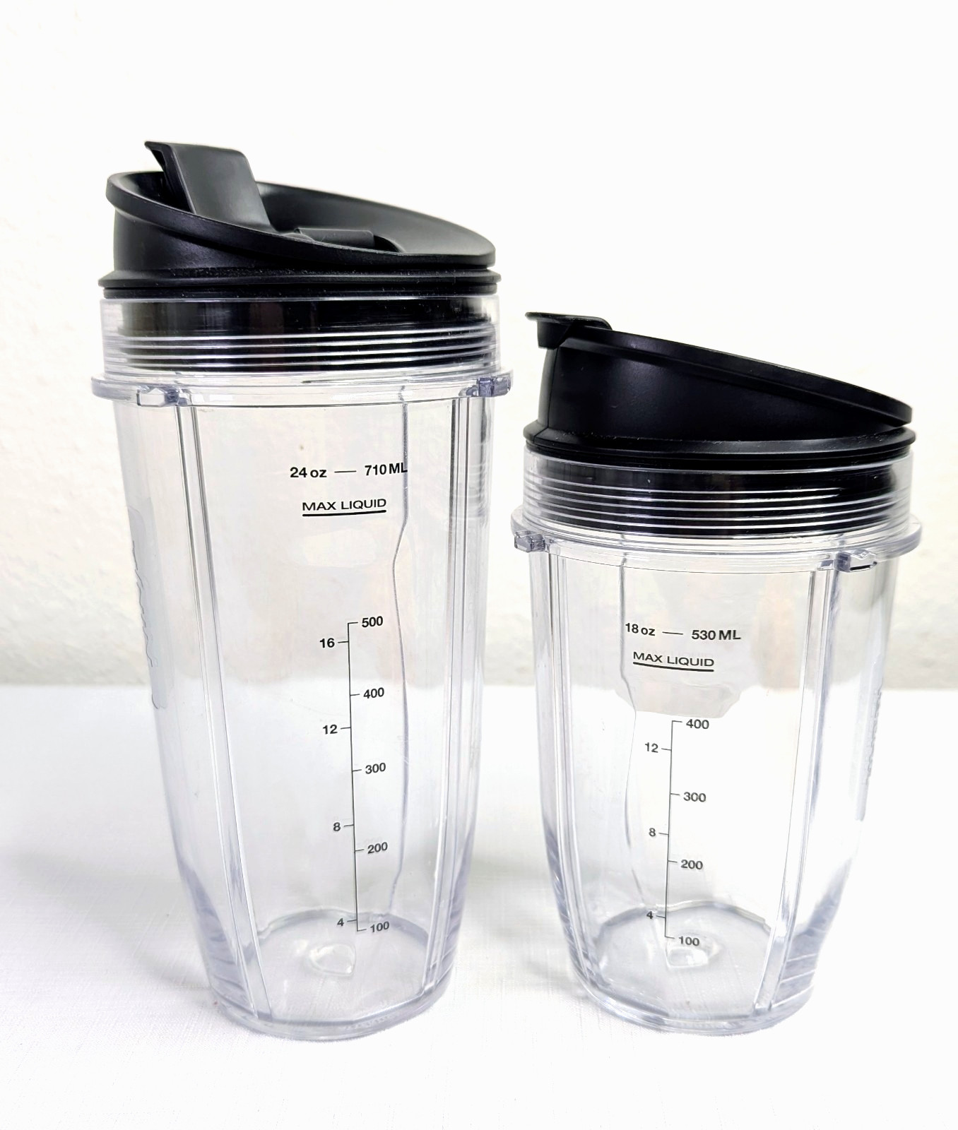 2 Nutri Ninja Replacement Blender Bottles/Jars~18oz & 24oz w