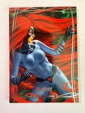 2016 Marvel Masterpieces Silver Border Tier Base Card 11 Madusa 753/1999