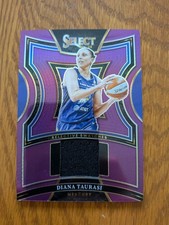 2025 WNBA Select Diana Taurasi Selective Swatches Purple 03/49 Jersey Match!