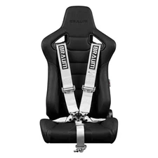 Braum 5 Point 3" Straps SFI Approved Racing Harness Fits White Universal BRH-WHS