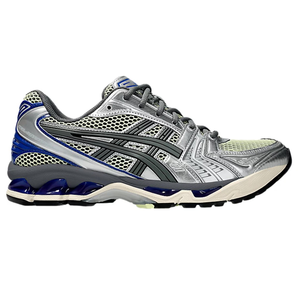Asics Gel Kayano 14 Soft Yellow Silver Blue 1203A740 750 Size 5 Men Size 6.5 WMN ASICS GEL-Kayano 14 Soft Yellow Silver 1203A740-750 main image 2