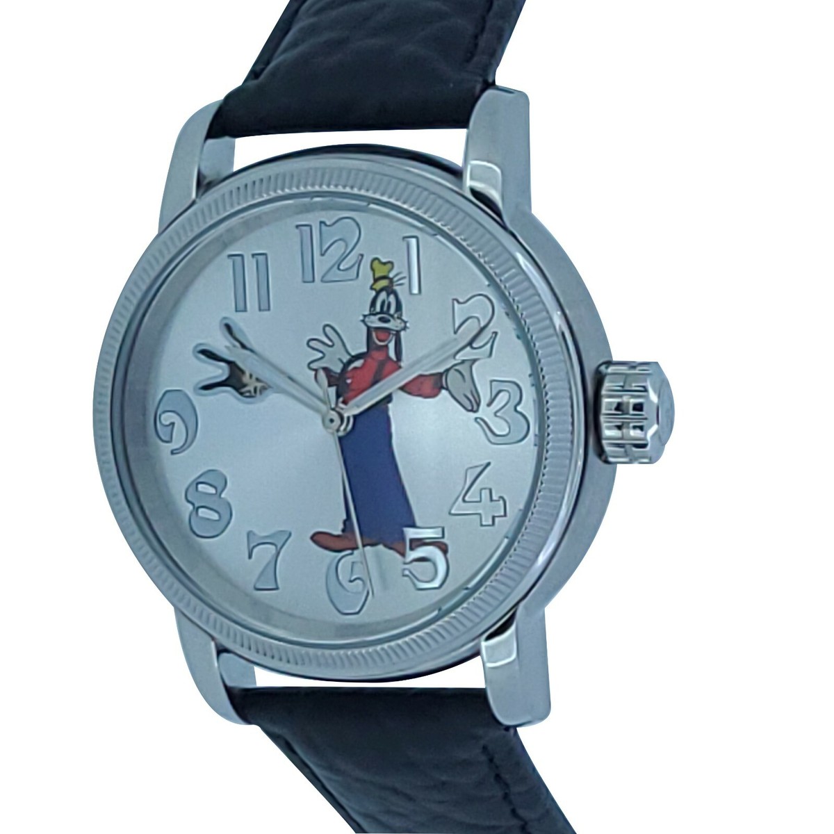 【Disney】Automatic Skeleton Watch Disney Goofy Unisex Round Shape Skeleton Automatic Wrist Watch | eBay