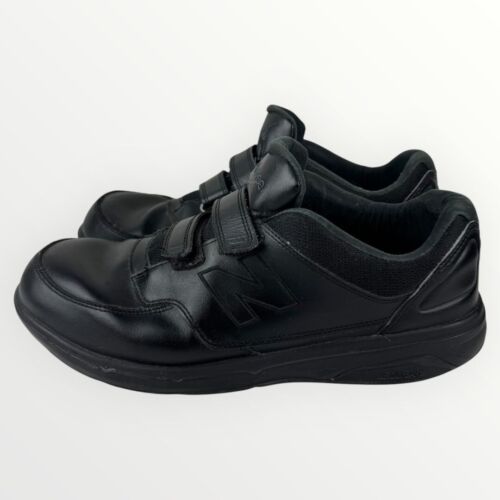 New Balance 813 Extra Wide Mens 13 4E Hook and Loop Black Walking Casual Shoes