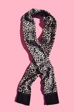 Skinny Leopard Printed Scarf