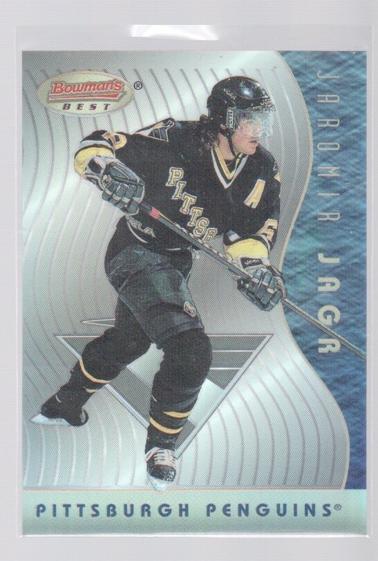 JAROMIR JAGR 1995-96 BOWMAN'S BEST REFRACTOR CARD #BB7