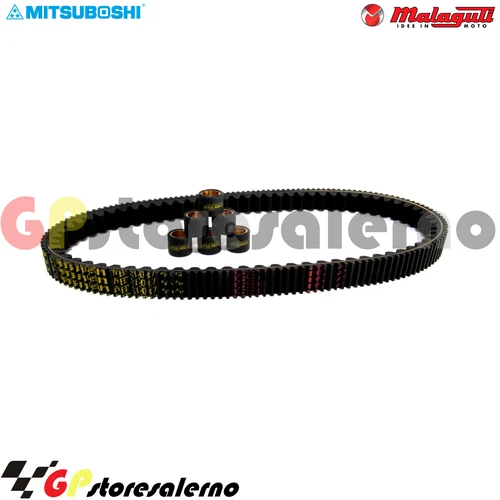 BELT KIT + AFTERMARKET ROLLERS MALAGUTI 200 MADISON S 2003