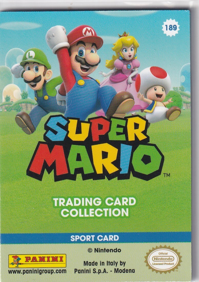 確認用　マリオ Panini Super Mario Trading Cards Karte Nr. 189 Sport Card Birdo | eBay