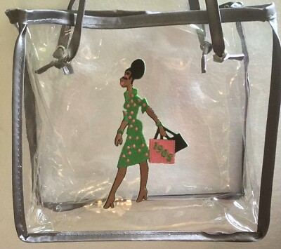 1908 Clear Pretty Diva Lady Make-up Bag