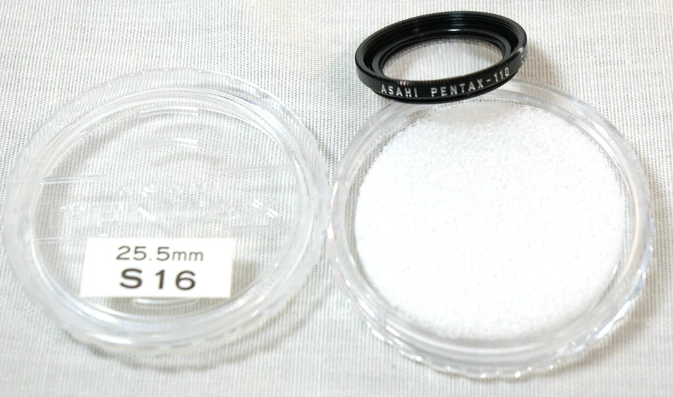 ASAHI PENTAX 25.5MM S16 CLOSE-UP LENS FILTER w/CASE PENTAX-110 FIT 24MM 2.8 - Image 3 of 4