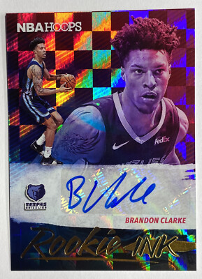 2019-20 Panini NBA Hoops Brandon Clarke Rookie Auto | eBay