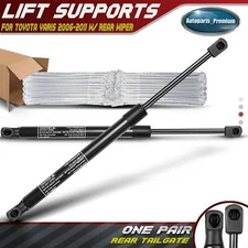2Pcs Rear Hatch Lift Supports Struts for Toyota Yaris 2006-2011 w/ Rear Wiper