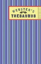 Webster's Thesaurus (stripes)  paperback Used - Good