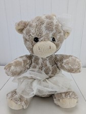 Aurora Giraffe Plush 10" Stuffed Animal Light Brown Tan Ballerina Tutu 2019