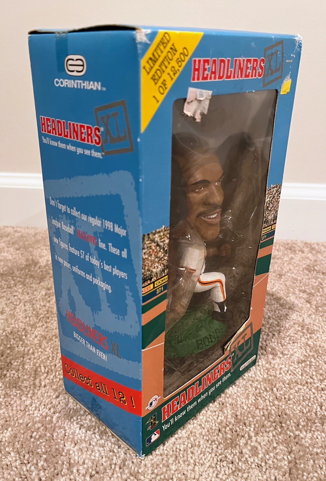 Barry Bonds 1998 Headliners XL Limited Edition ’d to 12,500 MLB SF Giants eBay