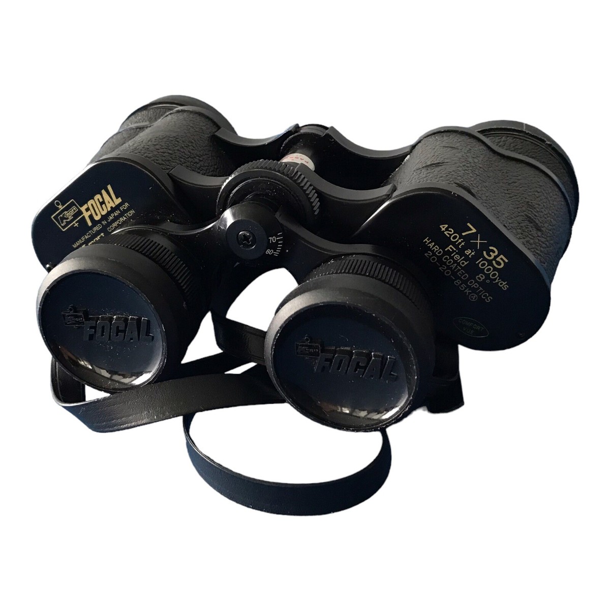 Kmart Focal X 35 Wide Angle Binoculars 420 ft at 1000 yards With Case