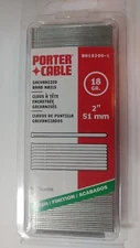 PORTER CABLE 18 GA x 2" GALVANIZED BRAD NAILS BN18200-1 1000 PACK