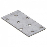 Lochplatte 80 X 40 X 2,00 Mm Flachverbinder Holzverbinder Verzinkt