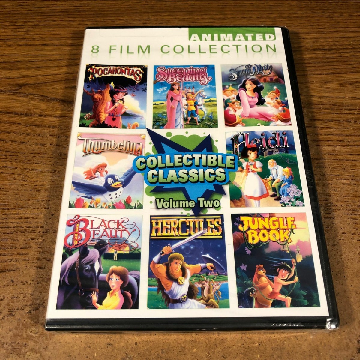 8 Film Collection DVD New / Sealed Animated Pocahontas Jungle Book