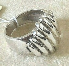 Size 7 Beautiful New Handmade Solid Sterling Silver RING