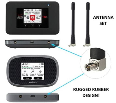 TS9 Antenna Stubby   Netgear and other hot spots   Improved performance   USA  