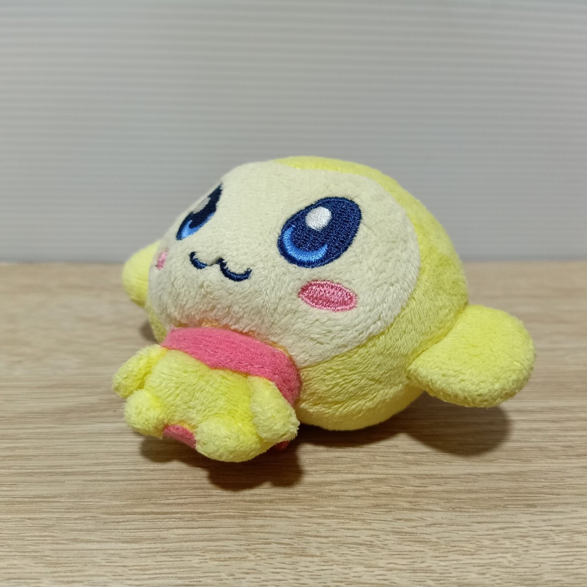 Tamagotchi Kikitchi Yellow Monkey Mascot Plush Keychain Doll