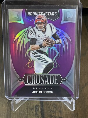 2022 Rookies and Stars Crusade Purple #1 Joe Burrow /35 