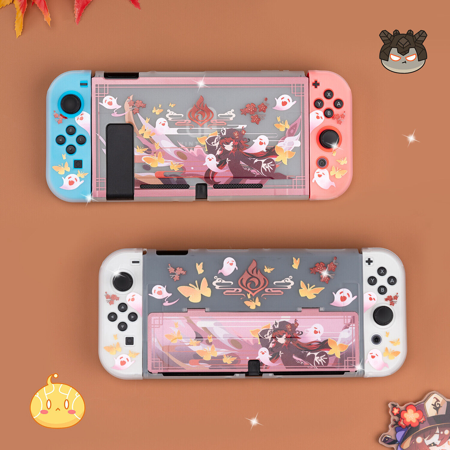 Nintendo Switch OLED Case Cover Hutao Genshin Impact Anime For Joycon Controller