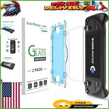 Easy Install 2-Pack Screen Protectors for Steam Deck   Auto-Alignment Tech