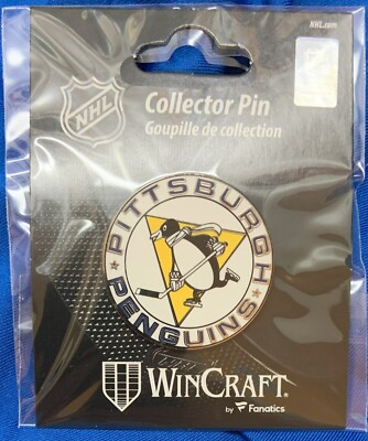 PITTSBURGH PENGUINS RETRO LAPEL COLLECTOR PIN NEW WINCRAFT