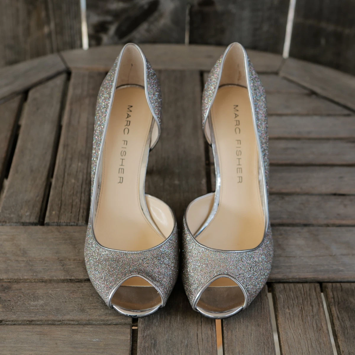 Marc fisher glitter best sale heels