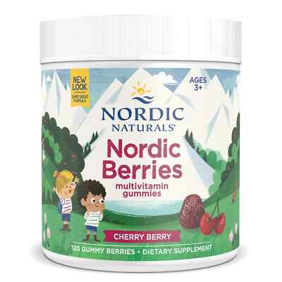 Nordic Naturals Berries Kids Multivitamin Gummis Kirschgeschmack - 120 Gummibärchen