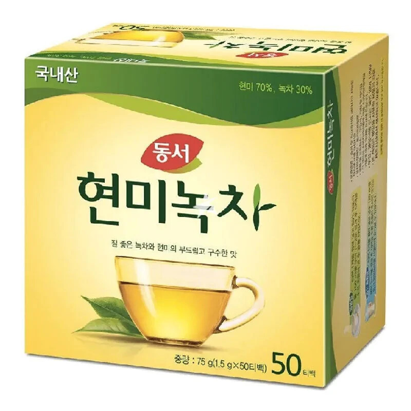 Dongsuh Korean Brown Rice Green Tea (50 Tea Bags) 75g