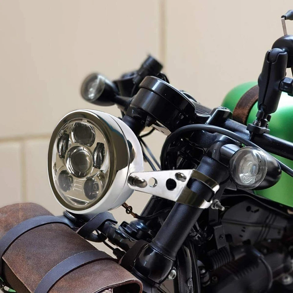 Faro LED 5,75" + carcasa para Kawasaki Vulcan VN 750 800 900 1500 1600 1700 Foto 4 de 4