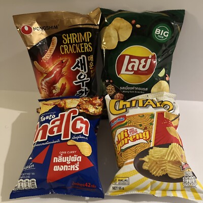 Variety, Exotic Potato Chips Thai Food Ship From USA￼