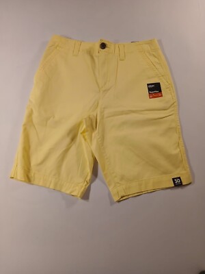 Urban Pipeline Super Flex Chino Short Men's 30 Yellow Slash Pockets SZ N131
