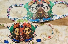 2 Frida Face Mask Cubrebocas Hecho En Mexico Adult Size