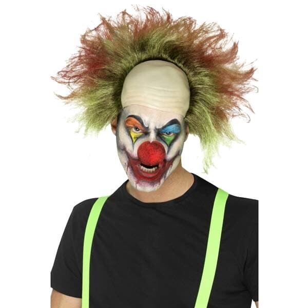 Halloween Green Sinister Clown Wig