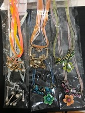 USA 10 PC WHOLESALE LOT COSTUME / FASHION JEWELRY NECKLACE ONLY  1