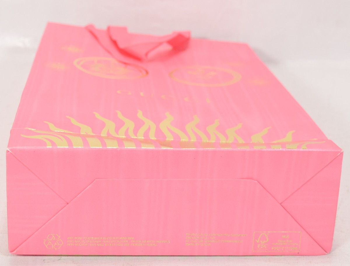 Gucci shopping bag holiday 2018 Limited edition pink 15 X 9