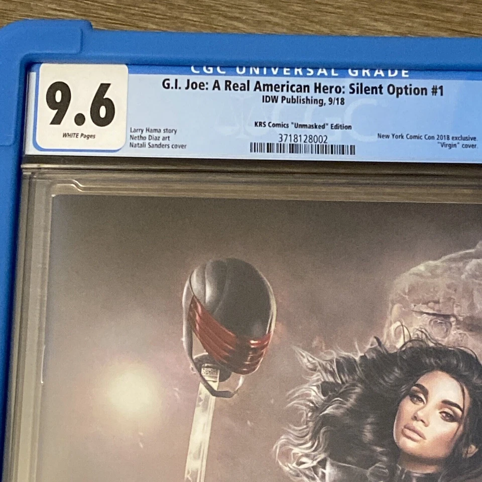GIJOE: A Real American Hero: Silent Option #1 Dawn Snake Eyes CGC 9.6, IDW, 9/18 Foto 2 de 3