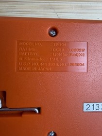 Nintendo Game & Watch - Wide Screen - Tropical Fish CLEAN