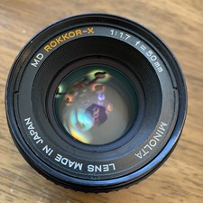 Minolta MC Rokkor-X 50mm f1.7 Lens - Minolta MD Mount