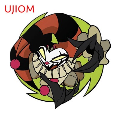 UJIOM Crazy Helluva Boss Fizz Wall Stickers Cool Personality Cupboard Trunk 