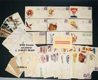 US Stamp WWII Cover Collection w/Amazing Patriotic Covers, V-Mail, & More!