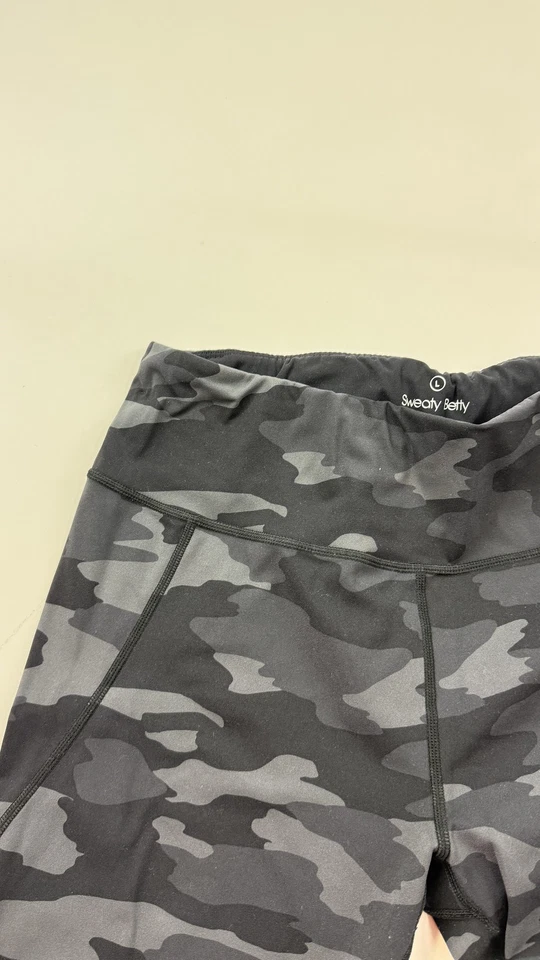 Leggings Sweaty Betty Power para mujer grandes negros grises camuflados longitud 7/8 yoga correr Foto 2 de 4