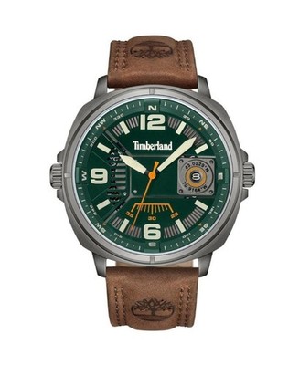 TIMBERLAND Men Analog Quartz Casual Watch Classic Dress Green Dial Waterproof Ro