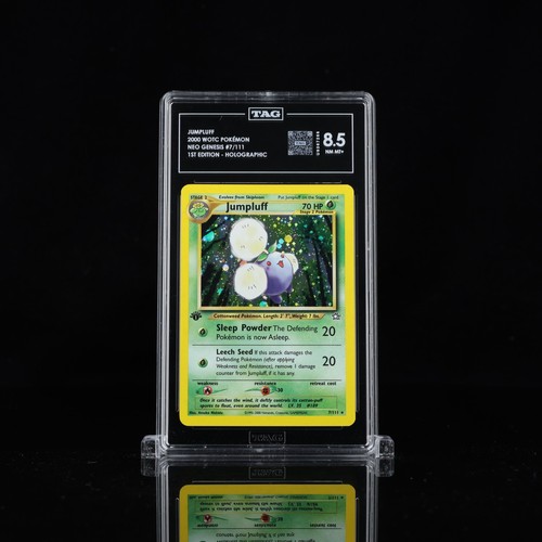Jumpluff (1st Edition) graded TAG 8.5 for sale on eBay
