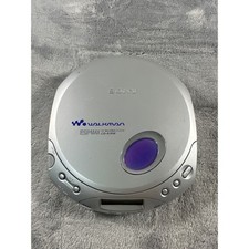 Sony Walkman D-E350 Portable CD Player Silver ESPMAX CD-R/RW Vintage Audio